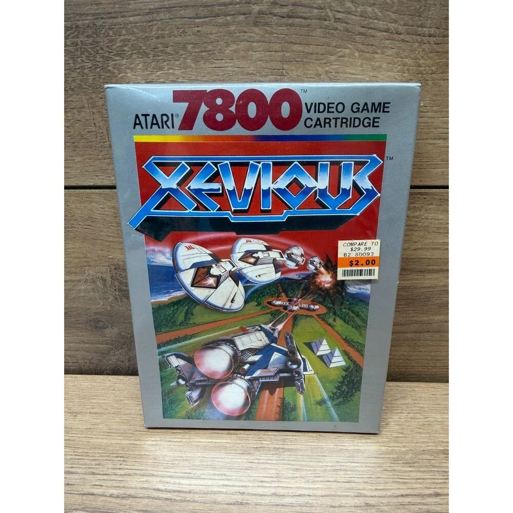 Xevious (Atari 7800, 1988) New Factory Sealed!